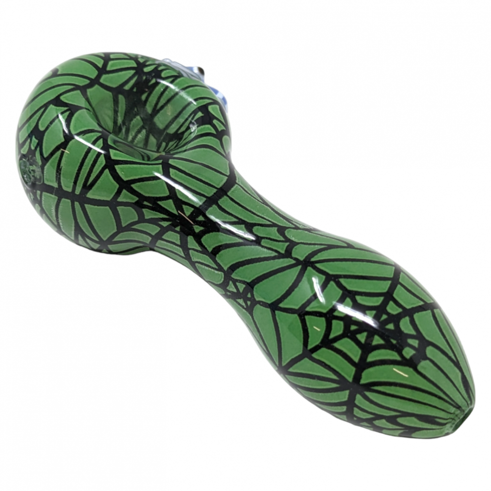 3.5" Assorted Color Spider Web Art Hand Pipe