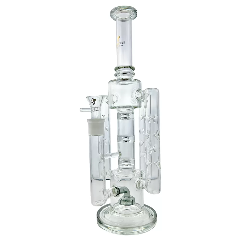 High Point Glass - 15" Matrix Perc Multi Arm Recycler Water Pipe 14F