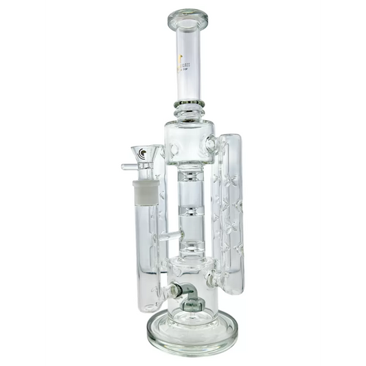 High Point Glass - 15" Matrix Perc Multi Arm Recycler Water Pipe 14F