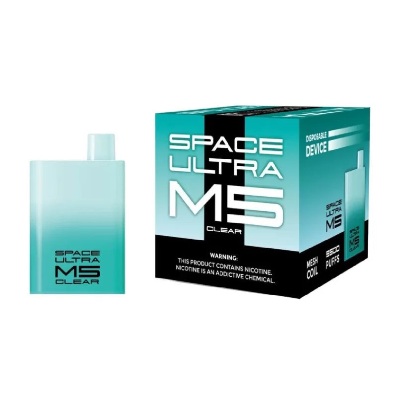 Space ultra M5 clear 3% 5500 puffs
