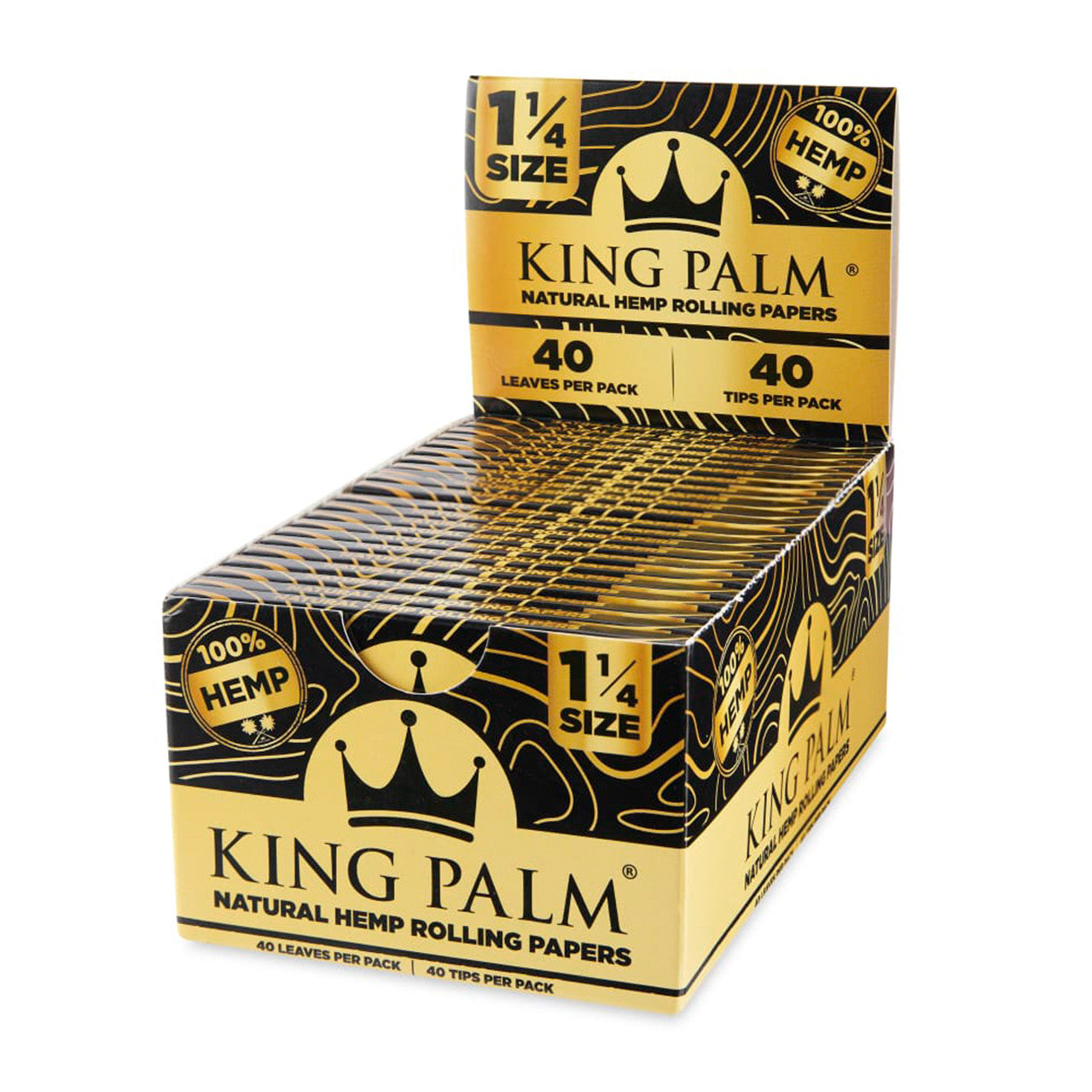 King Palm - 1¼ Hemp Rolling Papers And Filter