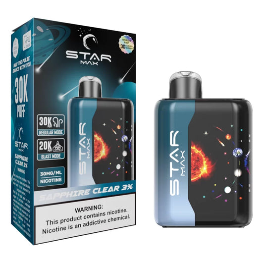 STARMAX  UNFLAVORED SAPPHIRE CLEAR 3%