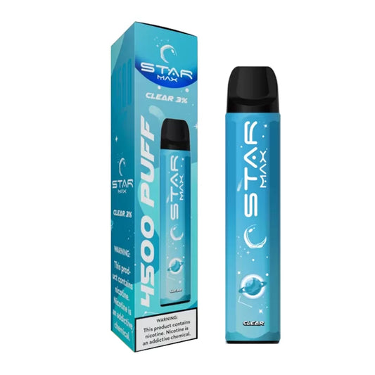 STARMAX 3% CLEAR 4500 PUFFS