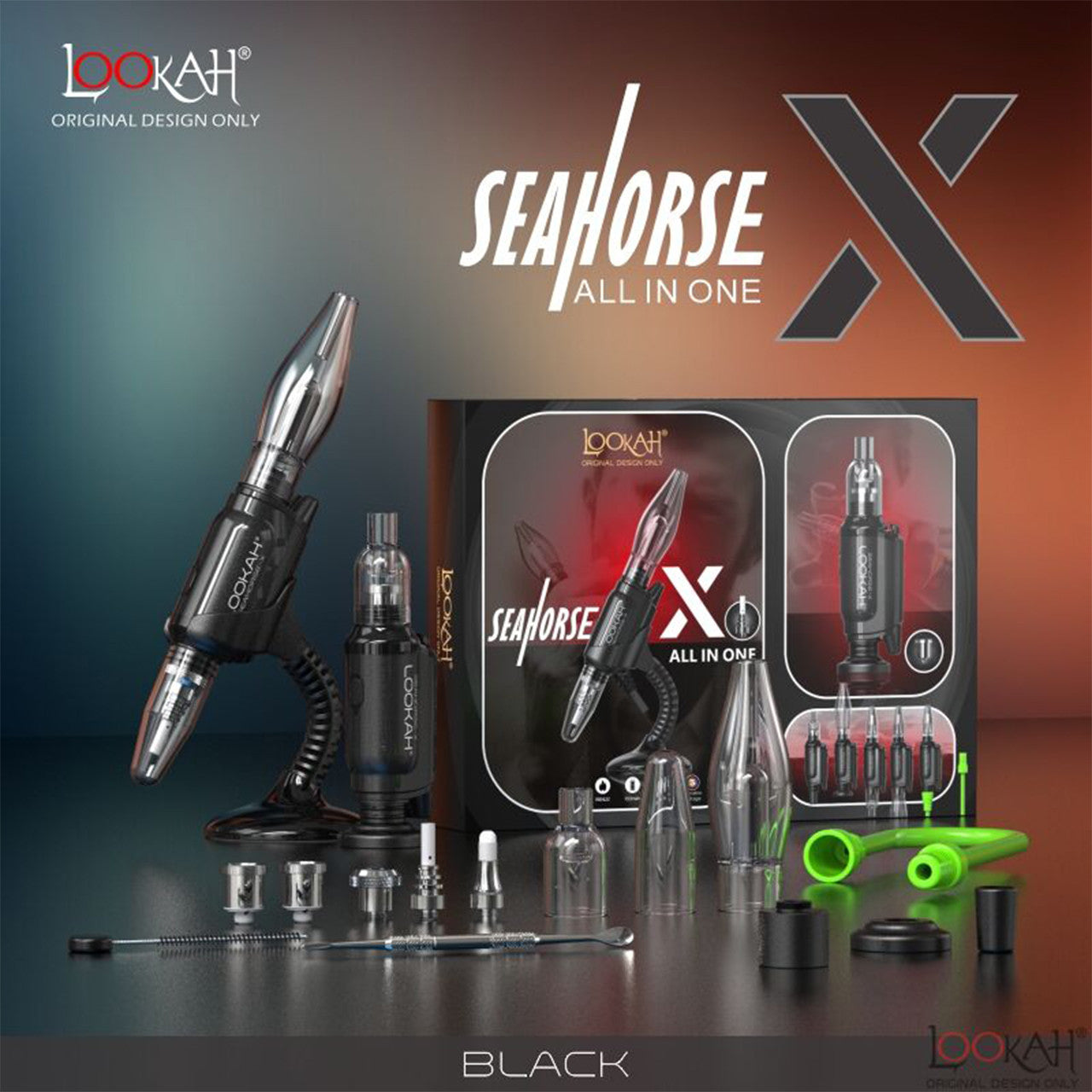 Lookah - Seahorse X 950mAh All In One Vaporizer Kit