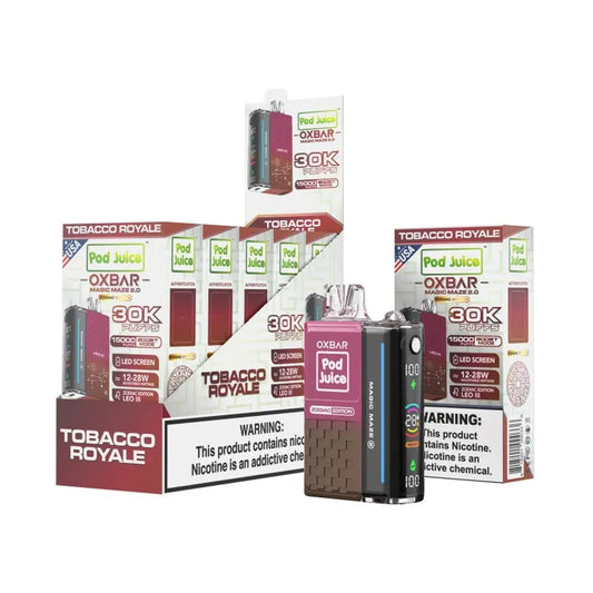 POD JUICE OXBAR MAGIC MAZE 2.0 30k TOBACCO ROYALE - ZODIAC LEO IIII