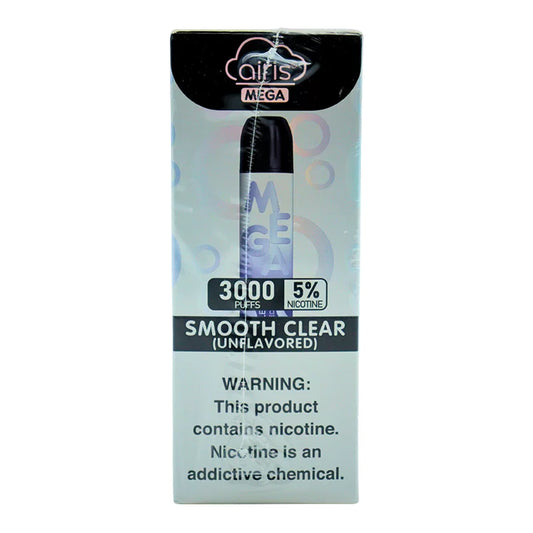 AIRIS MEGA 5% SMOOTH CLEAR UNFLAVODER 3000PF
