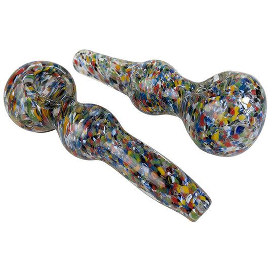 5" Bubble Dot Work Spoon Hand Pipe