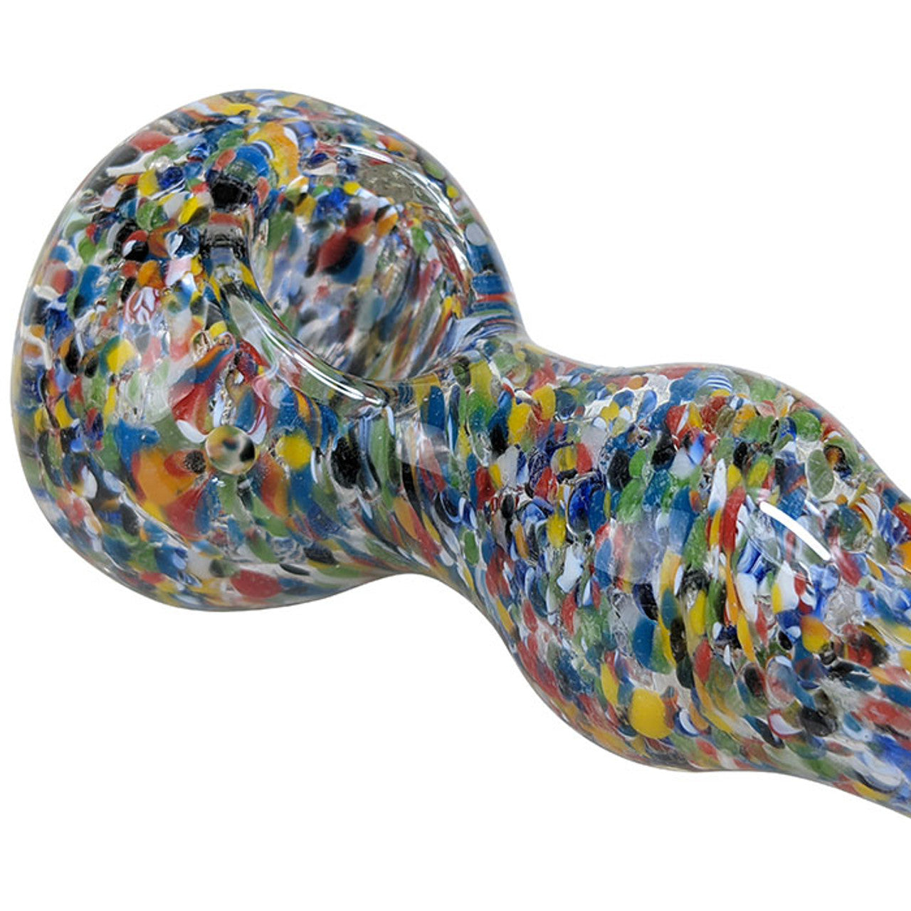 5" Bubble Dot Work Spoon Hand Pipe