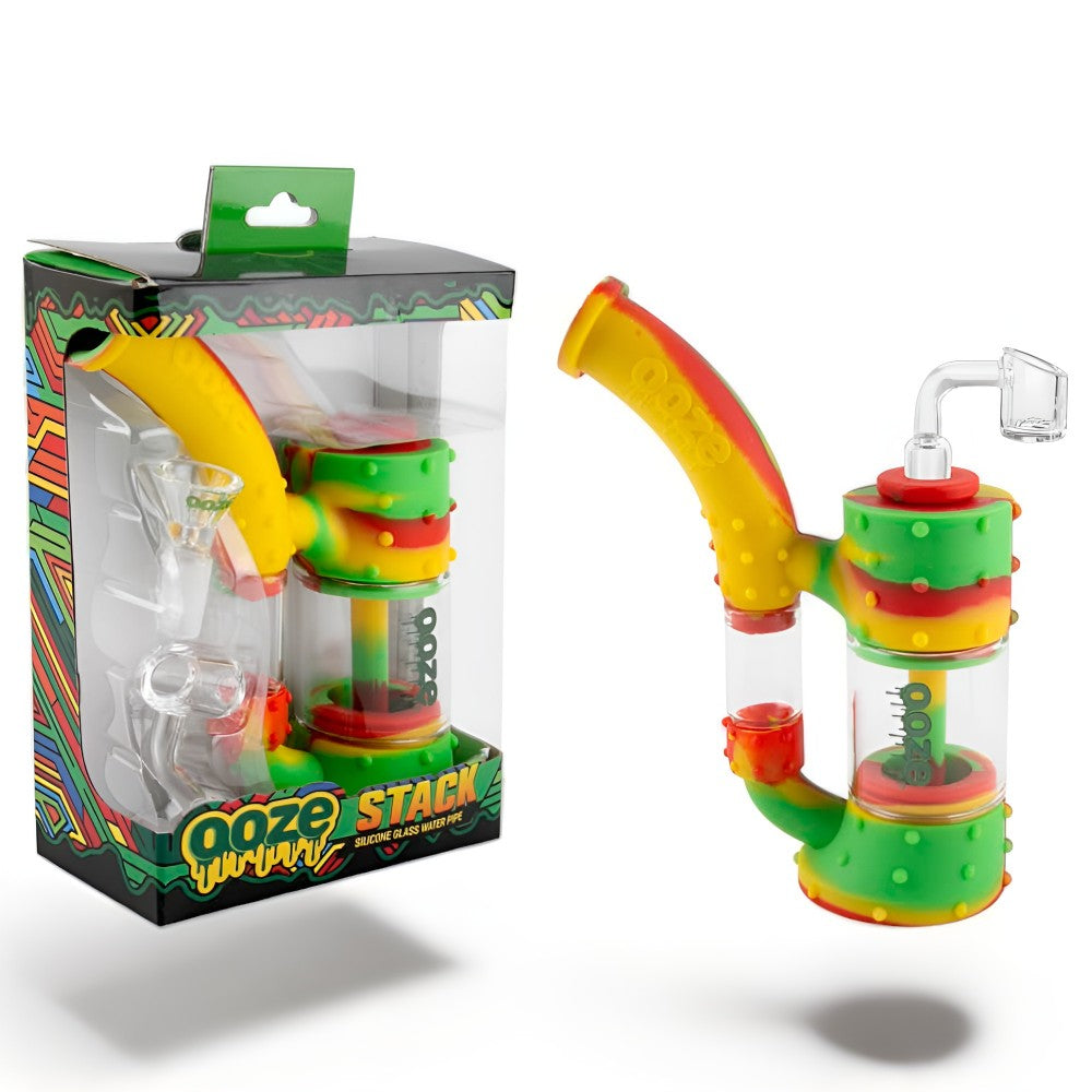 Ooze Stack Pipe Silicone Bubbler