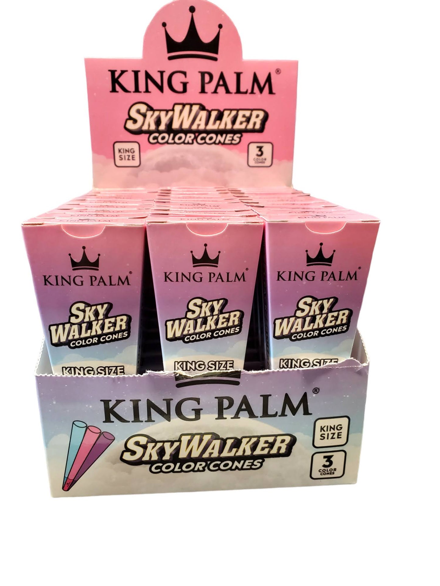 King palm 3pk King Size Cones - Skywalker Color Cones