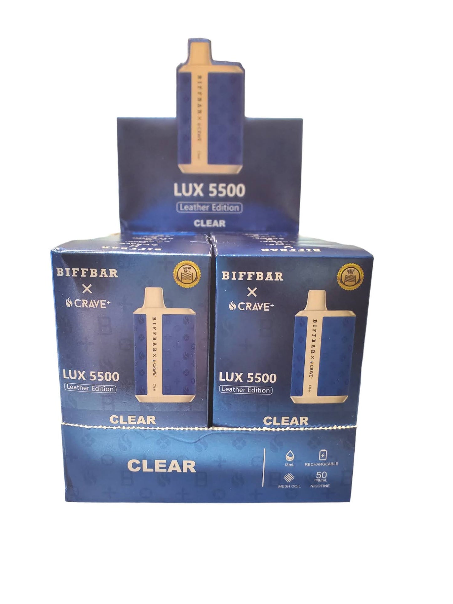 Biffbar X Crave LUX 5500 Puffs 5% Clear