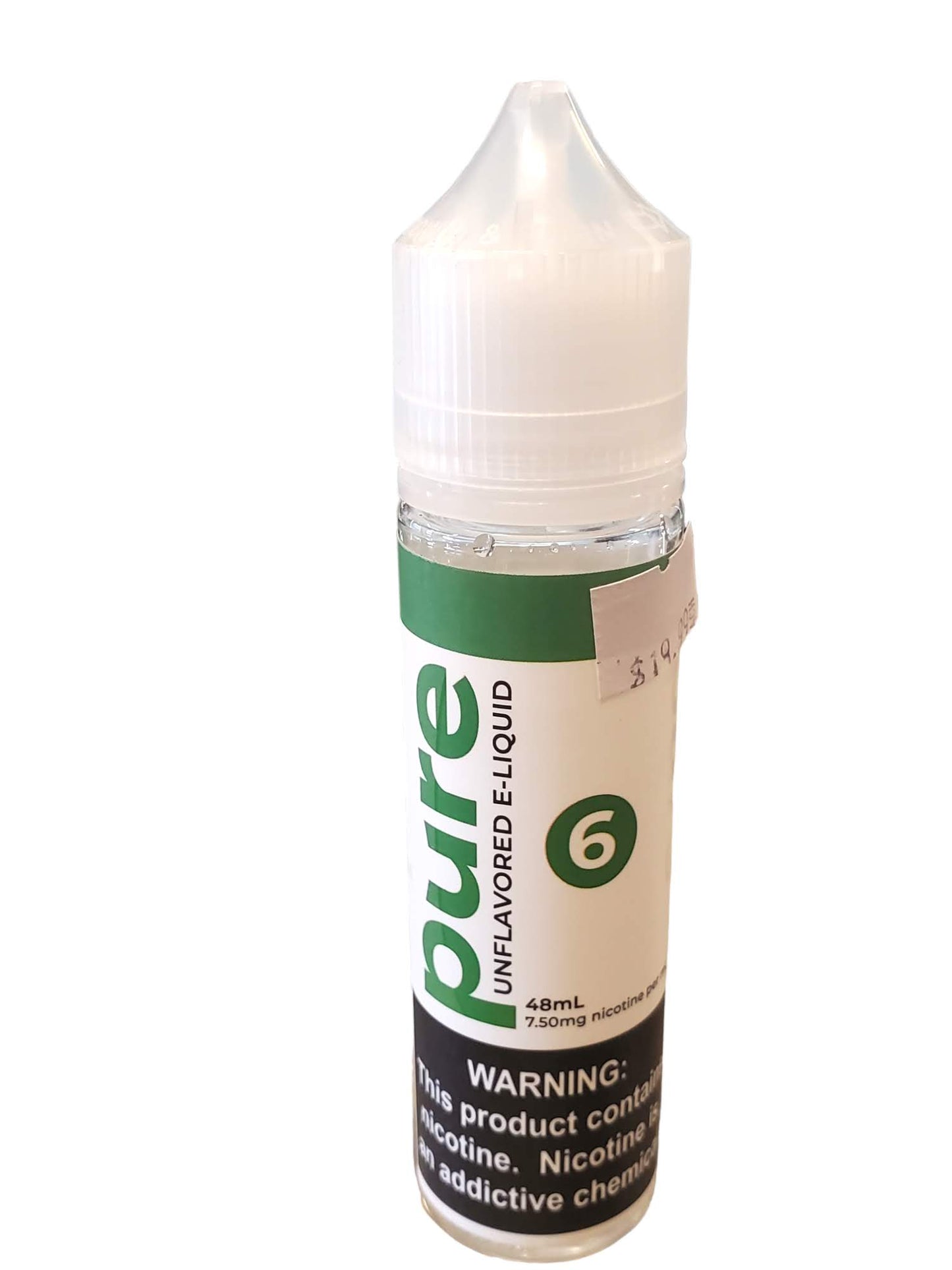 Pure Unflavored Clear E-Liquid 48ML Bottle