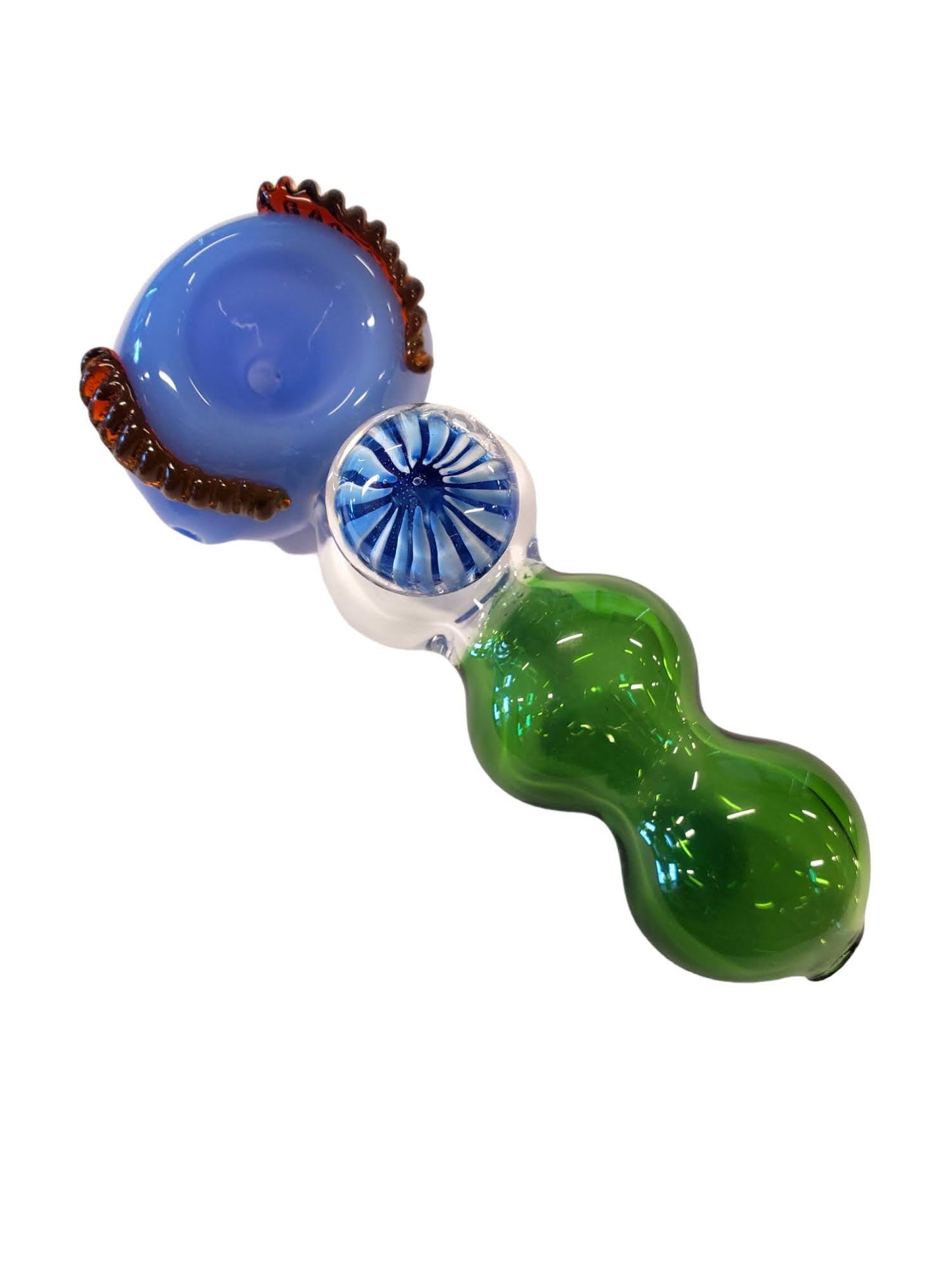 4.5" Flower Marble Art Hand Pipe