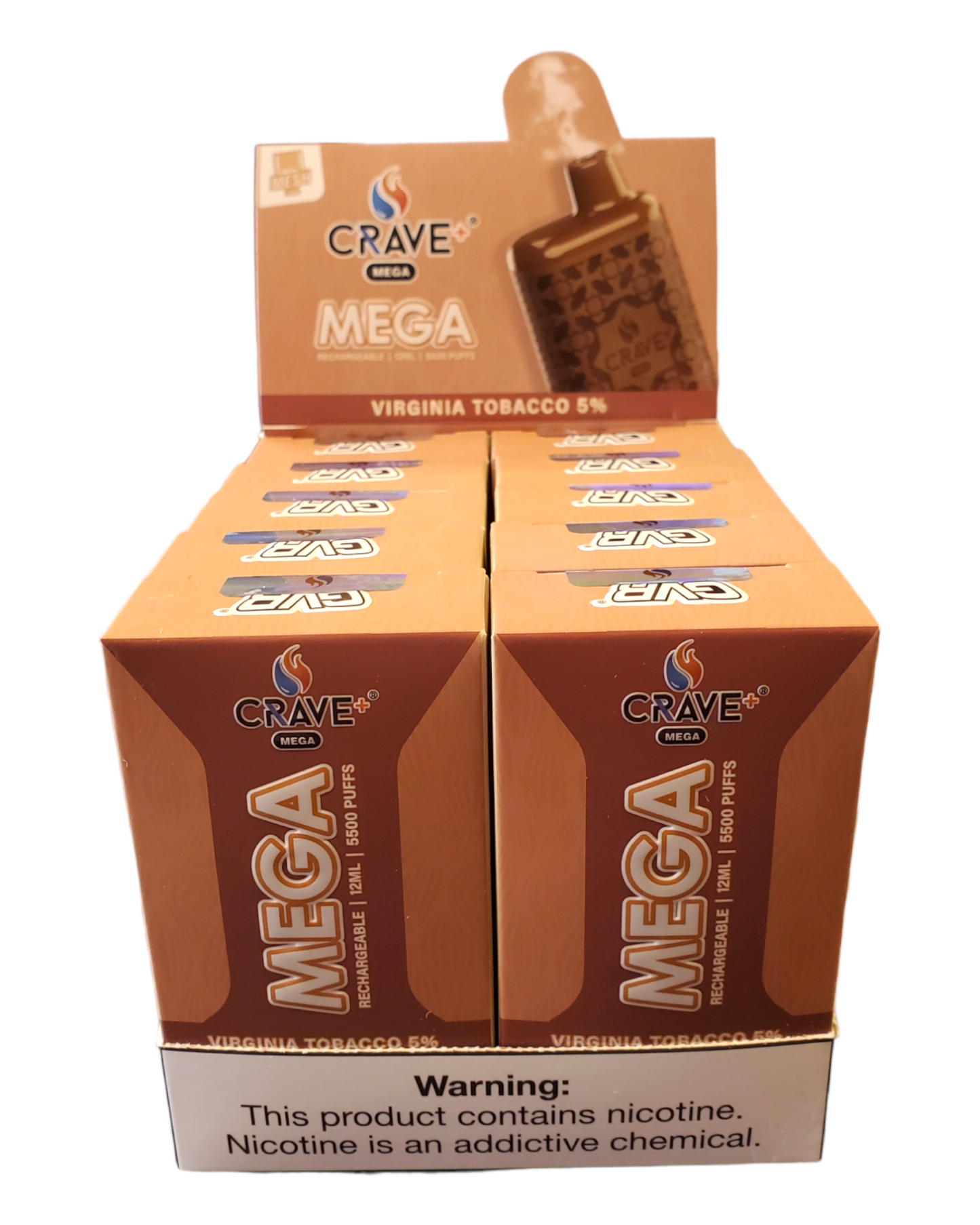 Crave Mega Virginia Tobacco 5%