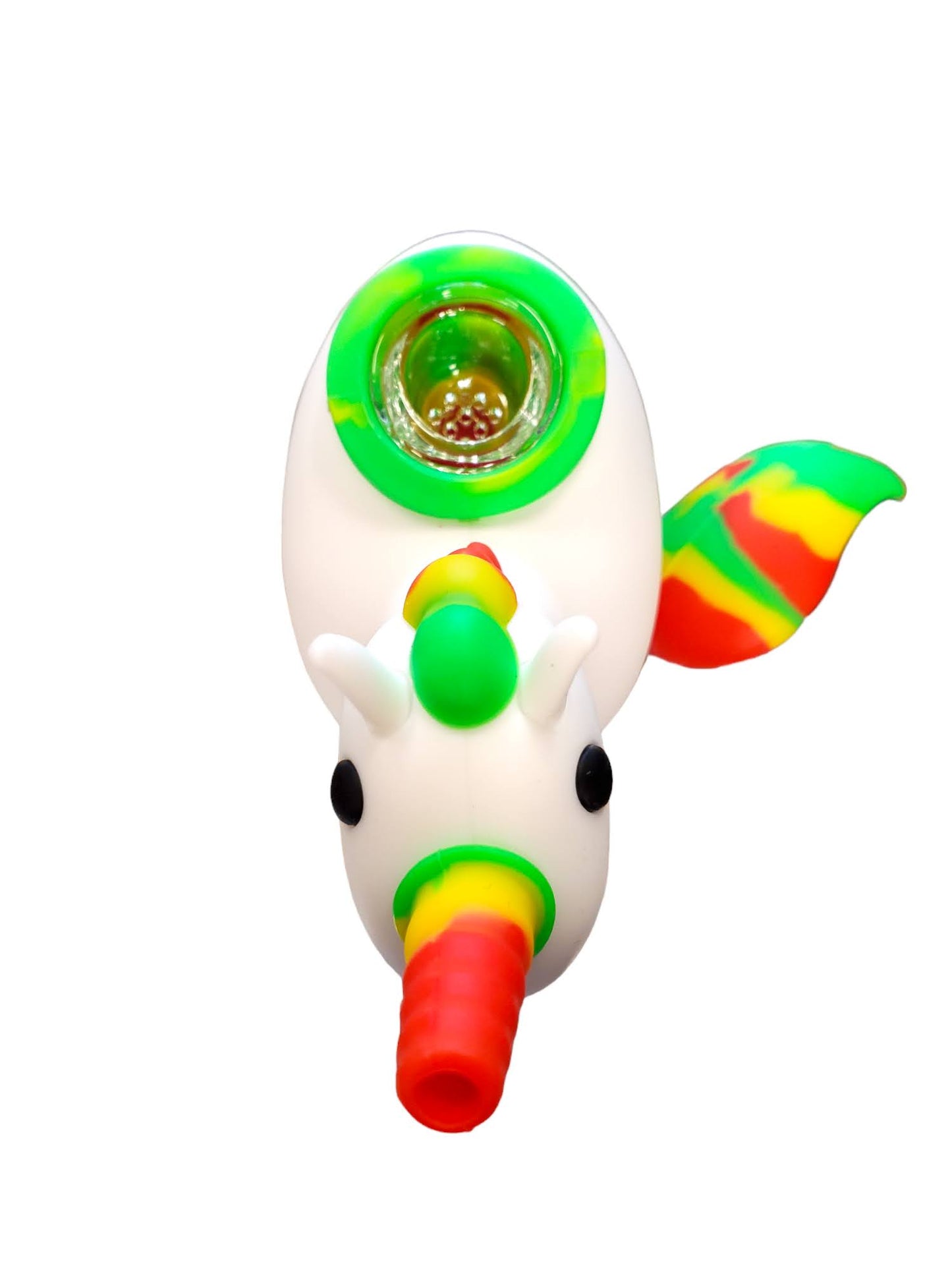 Unicorn Design Silicone Water Pipe W/ Screen