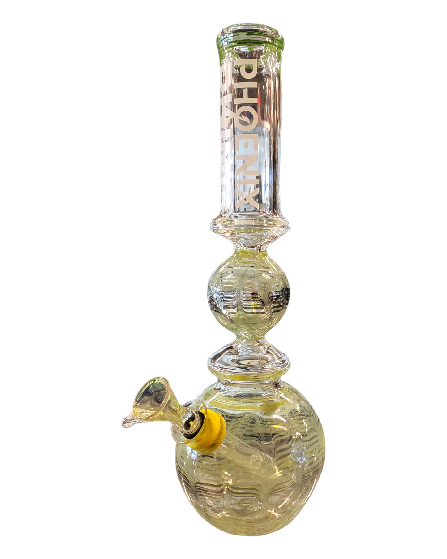 Phoenix Rising Bubble Ball Water Pipe | 10.75" | Colors Vary