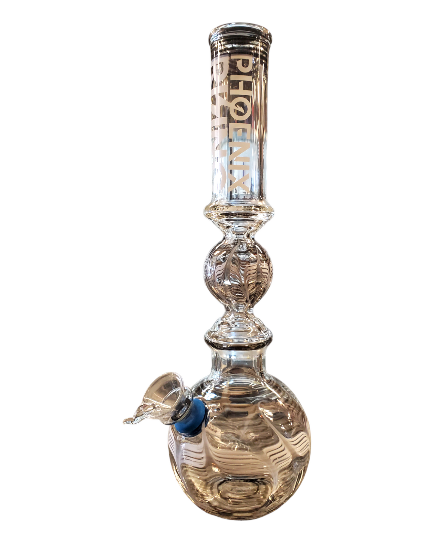 Phoenix Rising Bubble Ball Water Pipe | 10.75" | Colors Vary