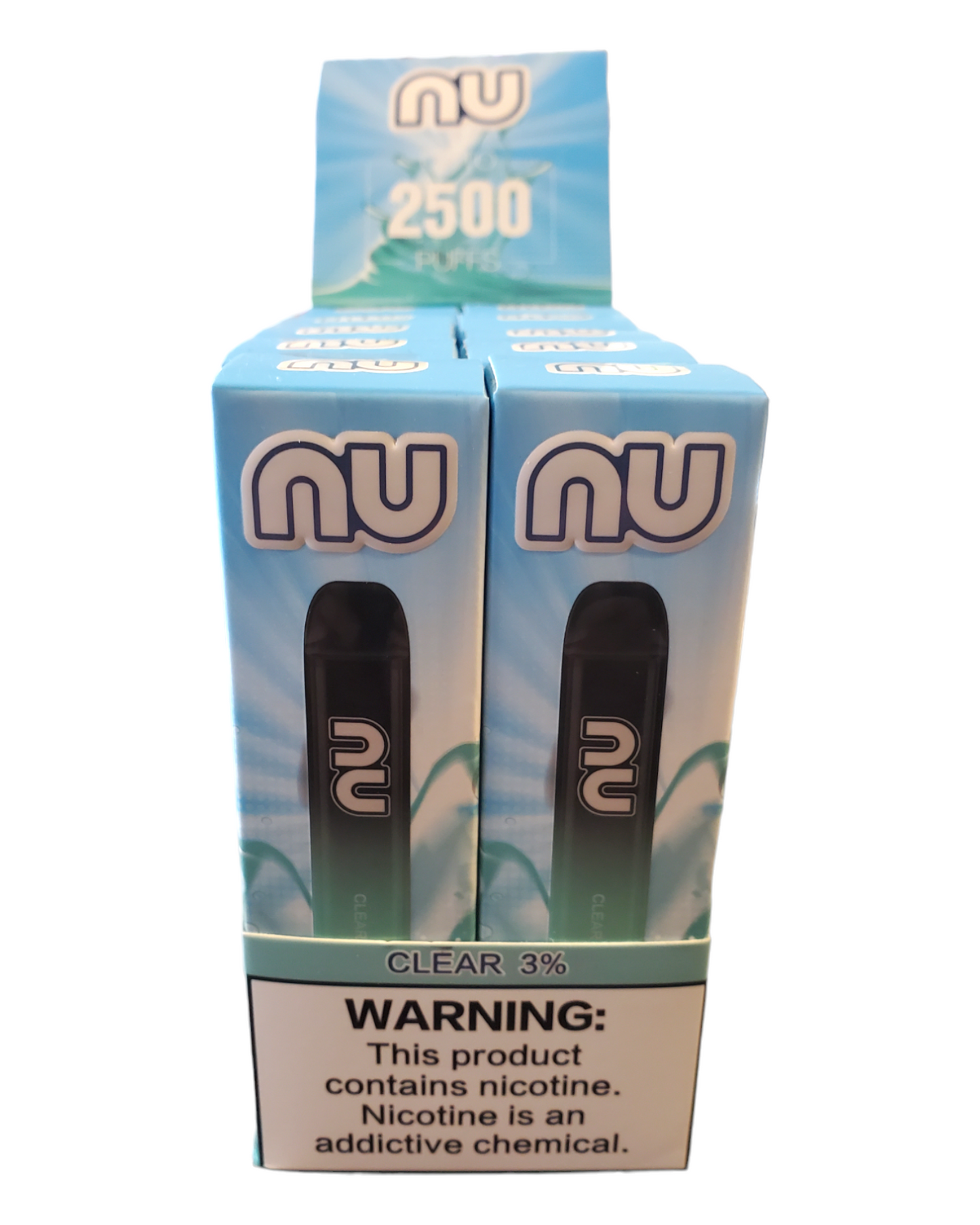 NU Clear 3% 2500 Puffs