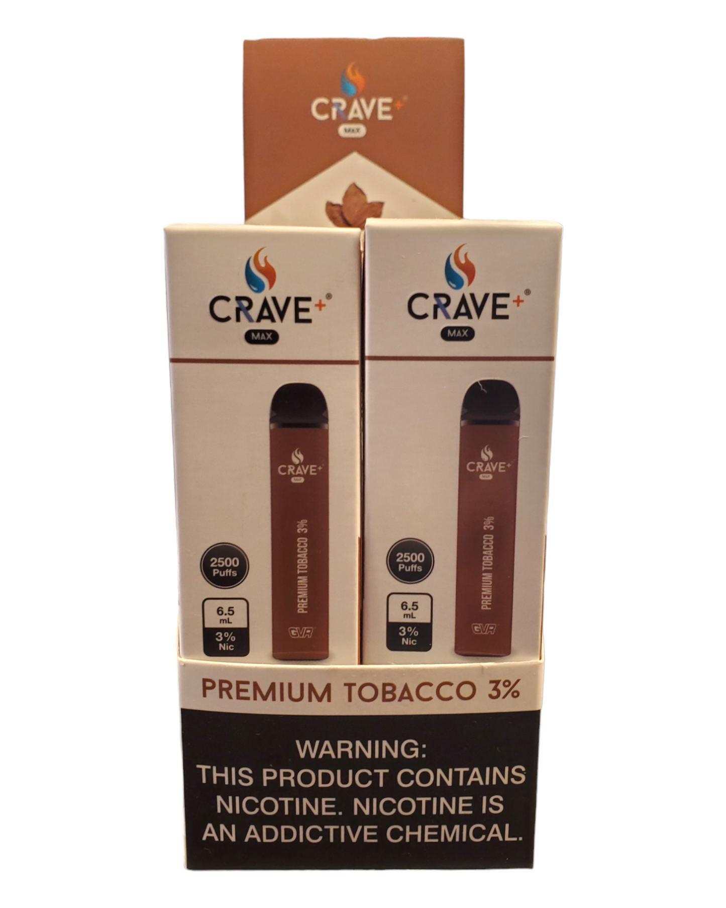 MA Crave Max Premium Tobacco 2500 Puffs 6.5ML