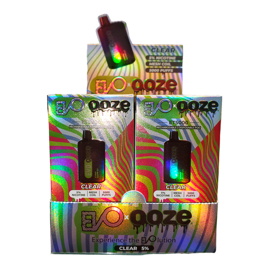 Evo ooze Clear 5% 5000 Puffs