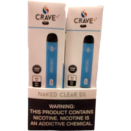 Crave Naked Clear 2500 Puffs