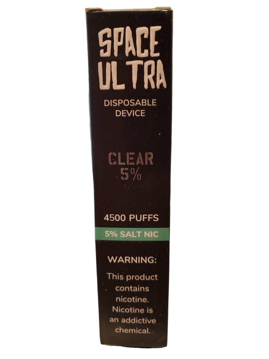 Space Ultra 4500 Puffs Clear 5%