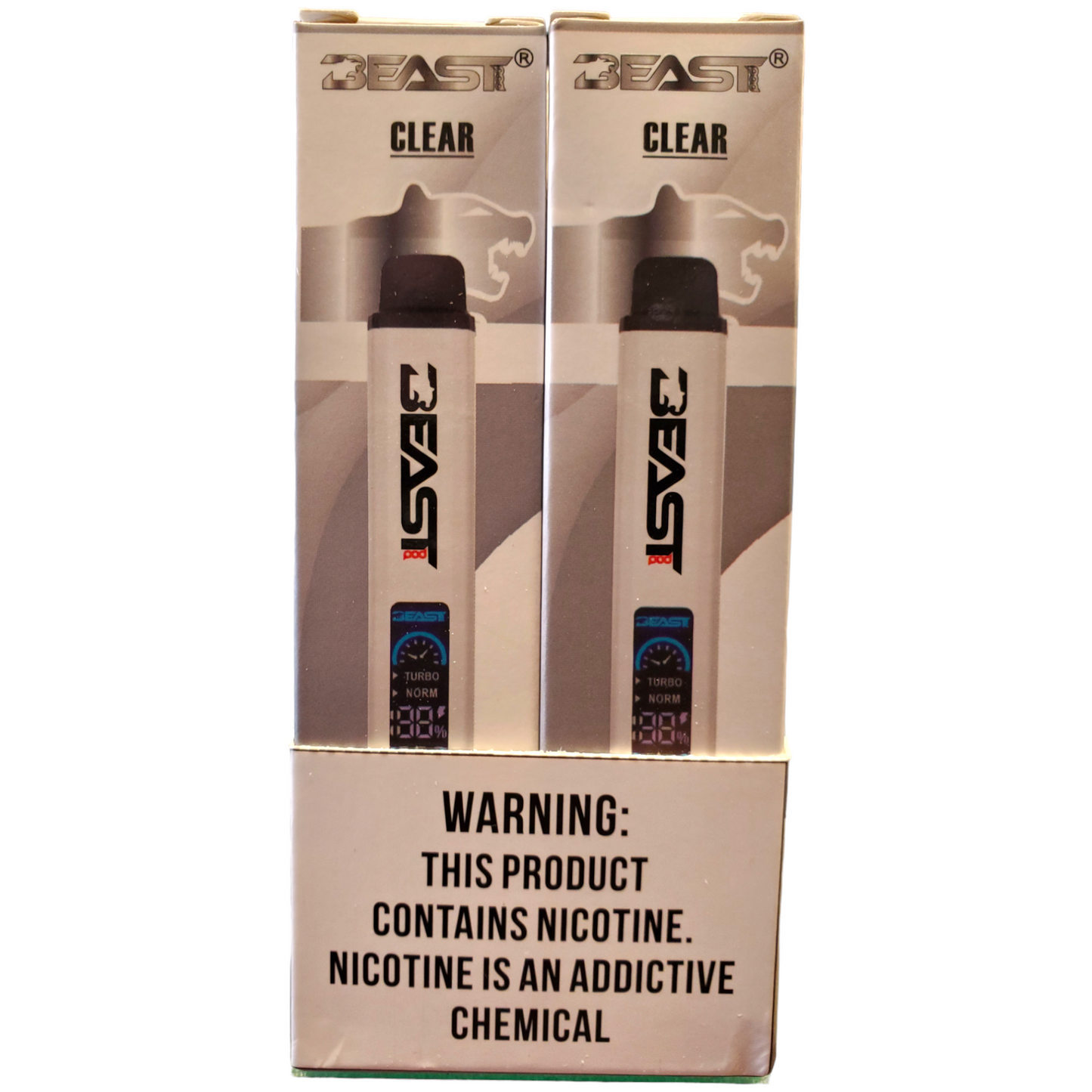 BEAST Clear 3% 16000 Puffs