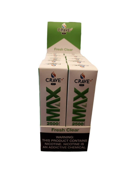 Crave Max Fresh Clear 5% 2500 Puffs