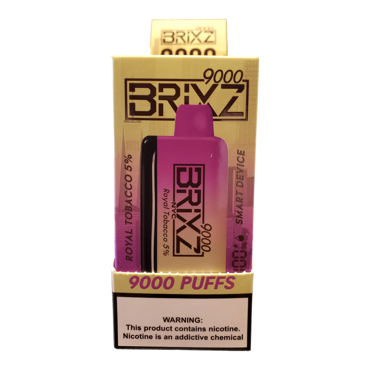 BRIXZ ROYAS TOBACCO 5% 9000 PUFFS