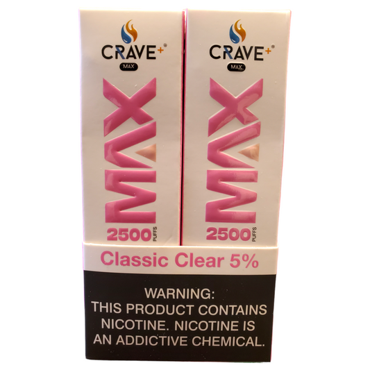 Crave classic Clear 2500 Puffs 5%