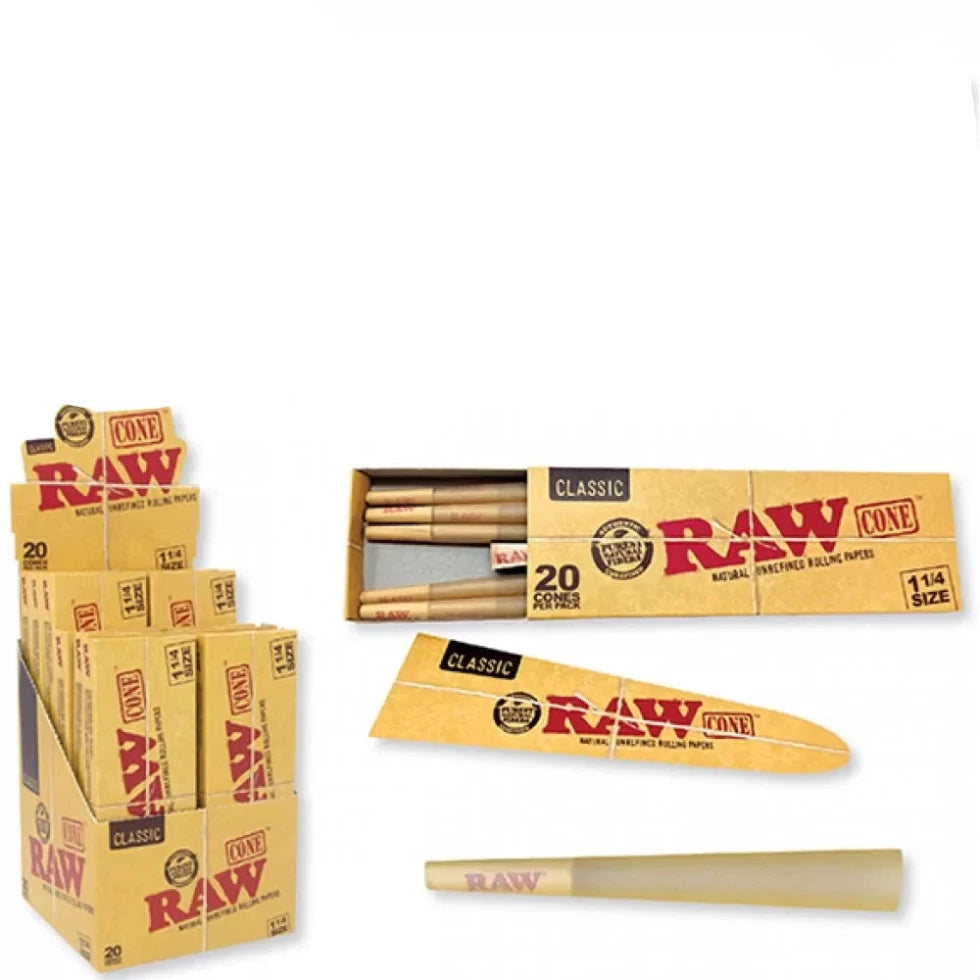 RAW - Classic Pre-Roll Cone 1¼ Size 20 CONES