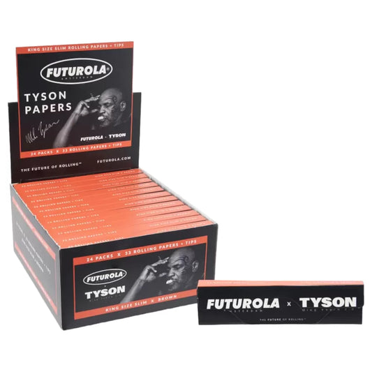 Futurola Tyson 2.0 Slim X Brown Papers w/ Filters - King Size