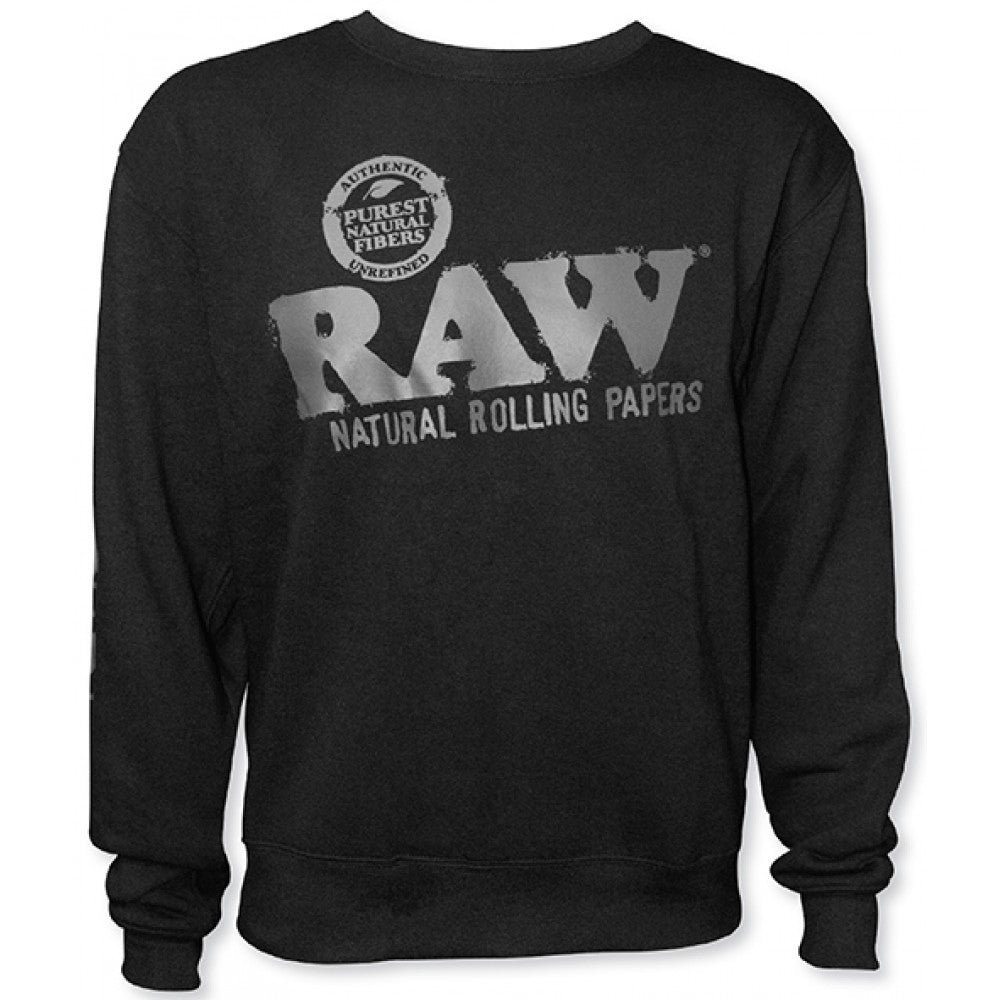 Raw - Rolling Papers X RawCrewneck Sweatshirt With Zipper Pocket