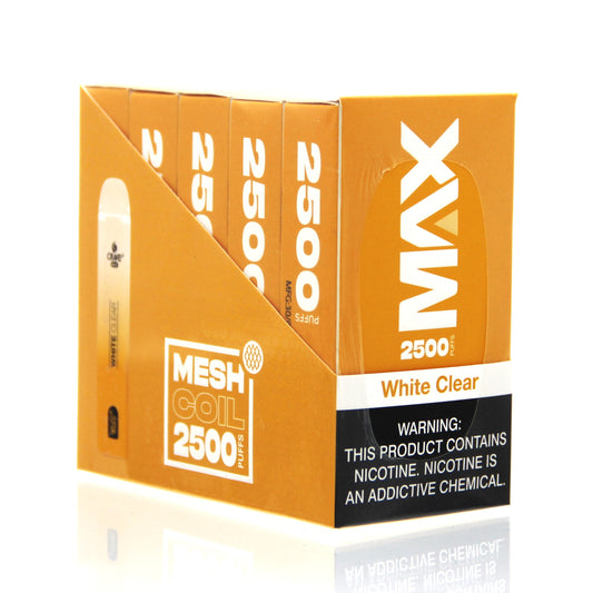 Crave White Clear 5% 2500 Puffs