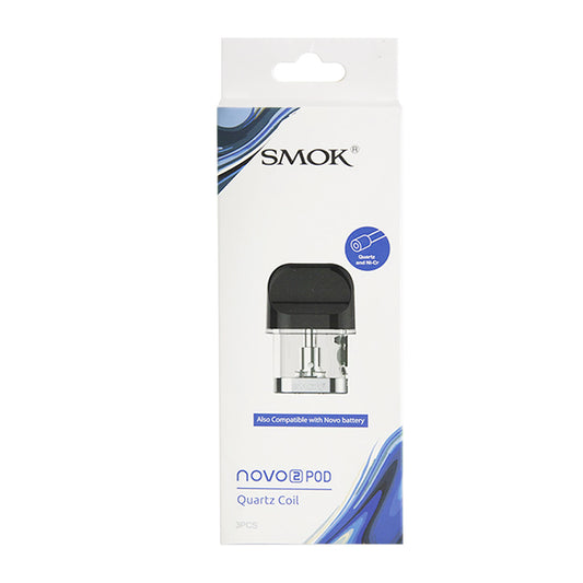 SMOK - Novo 2 Replacement 2ml Pod - Quartz 1.4 Pack of 3