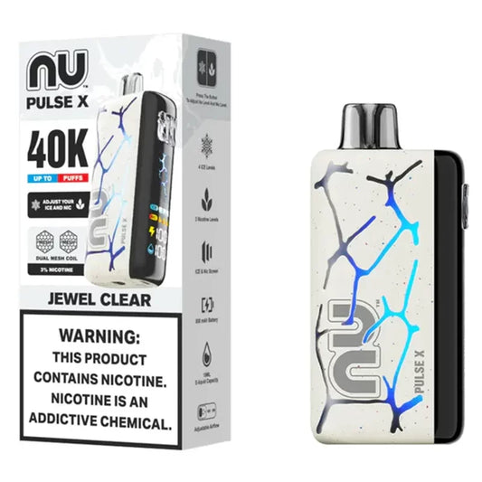 NU PULSE  X  JEWEL CLEAR 5% 40K PUFFS