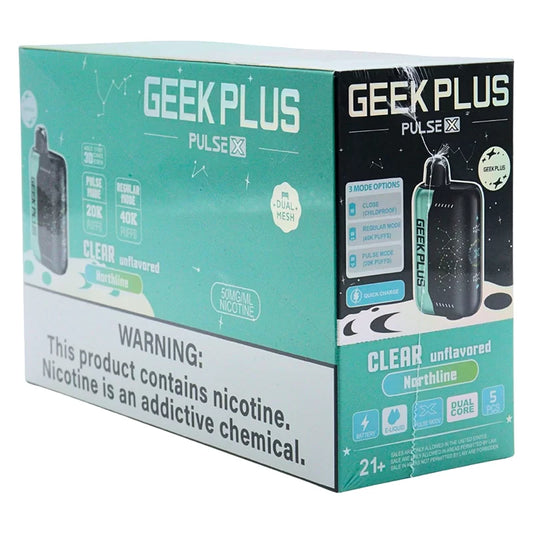 GEEK PLUS PULSE-X CLEAR UNFLAVORED (NORTHLINE) 5% 40K
