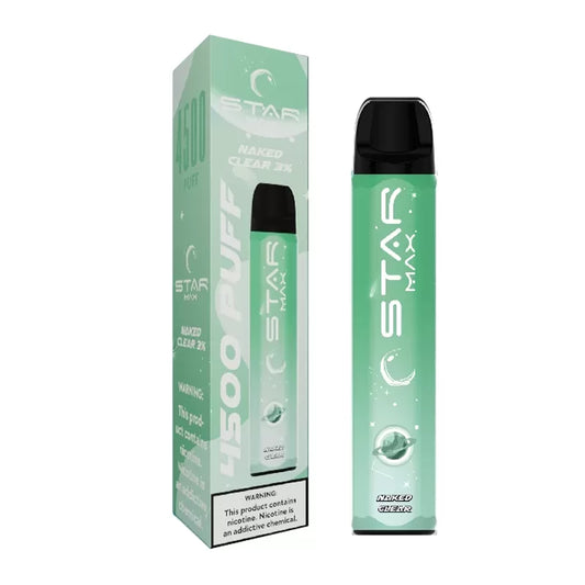STARMAX 3%  NAKED  CLEAR 4500 PUFFS