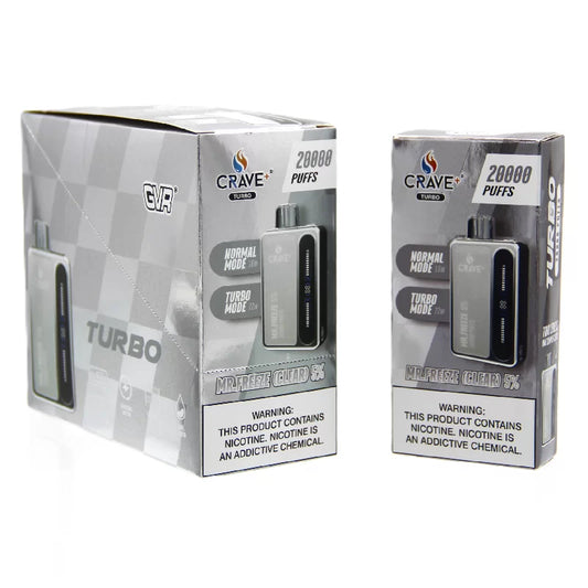 CRAVE TURBO MR.FREEZE CLEAR 5% 20000 Puffs