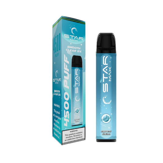 STARMAX 5% SMOOTH CLEAR 4500 PUFFS