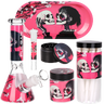 Pulsar Design Series Beaker Water Pipe Smoker's Kit  Sakura Skulls  7.75"