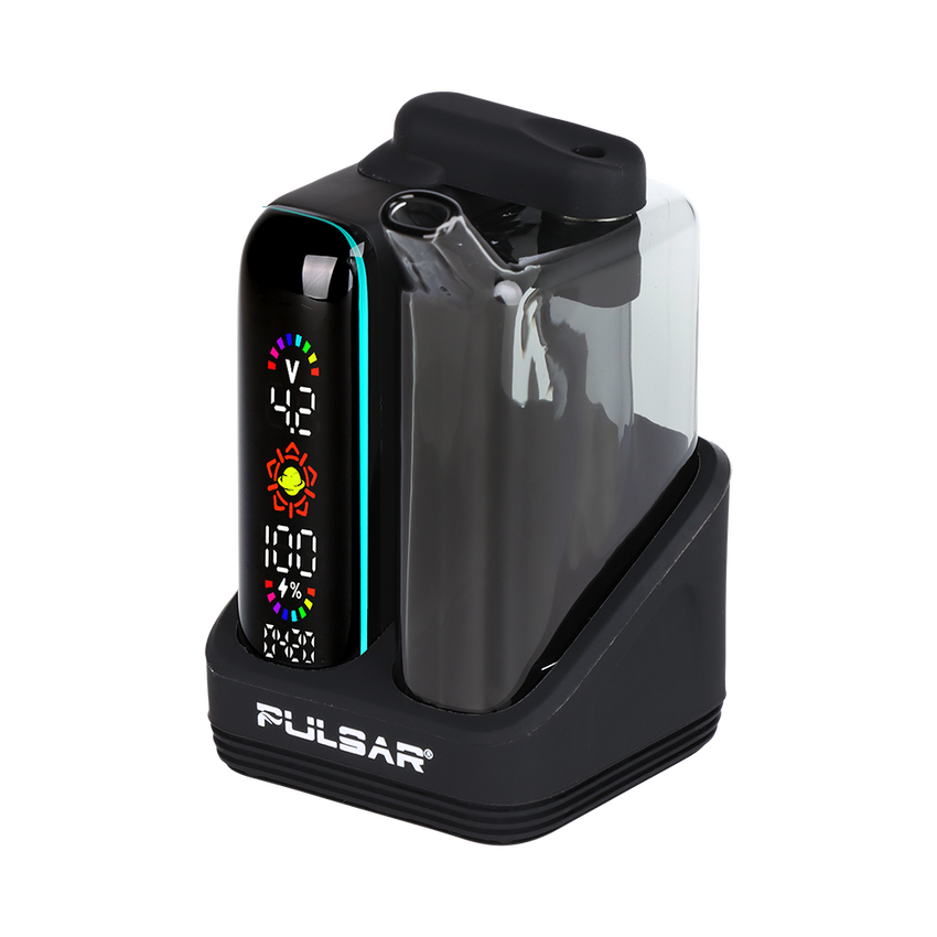 Pulsar 510 DL 5.0 Bubbler Dab Kit with Wax Atomizer  Black  1000mAh