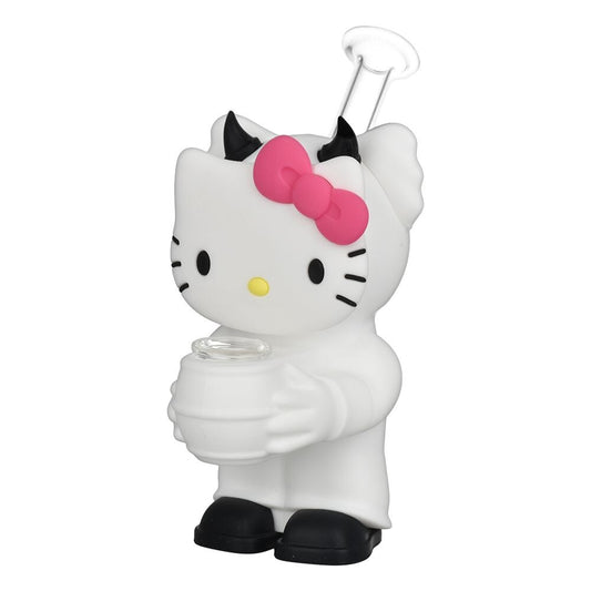 What Up, Cat? Silicone Water Pipe | 5.5" | Assorted Colors