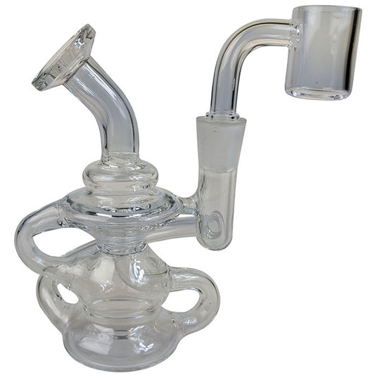 4" Micro Recycler Water Pipe - with 10M Banger