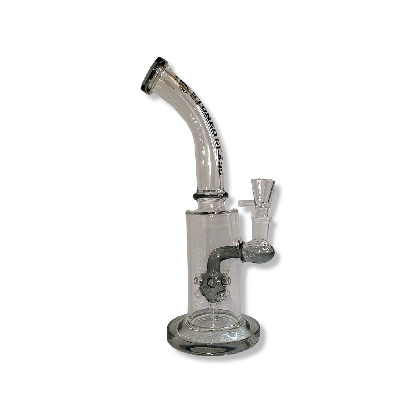 Stoned Glass Water Pipe 10"