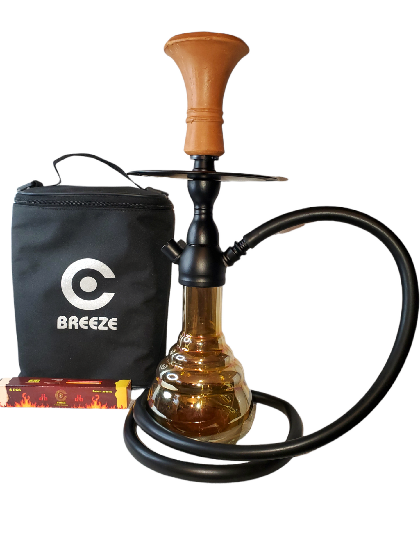 C Breeze Hookah With Black Bag