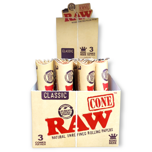 Classic Raw Cone King Size 3pk