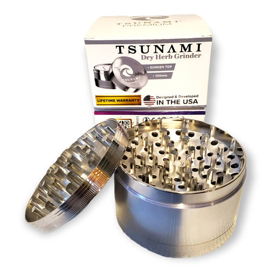 Tsunami Dry Herb Grinder 100mm