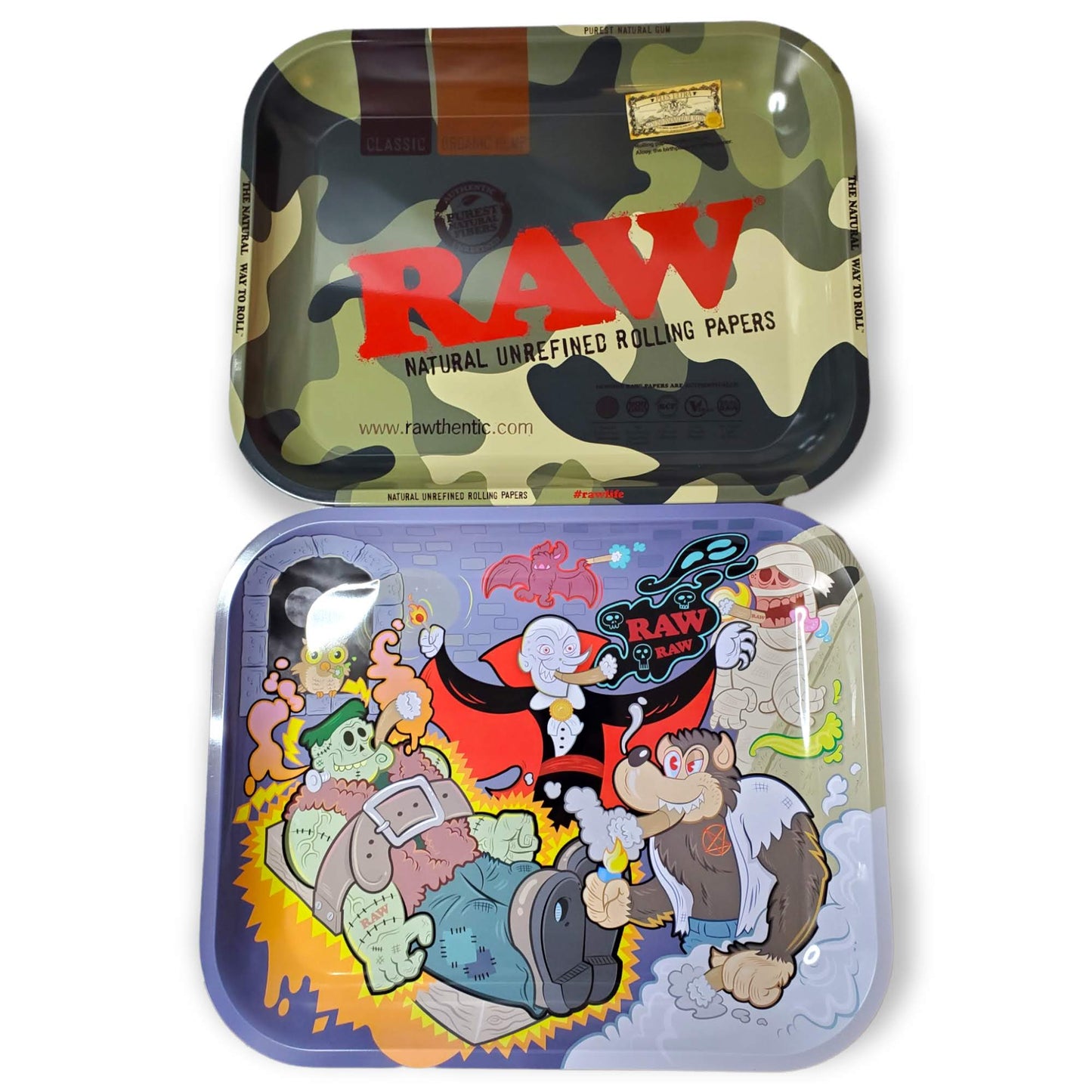 Raw Rolling Tray Metal Large