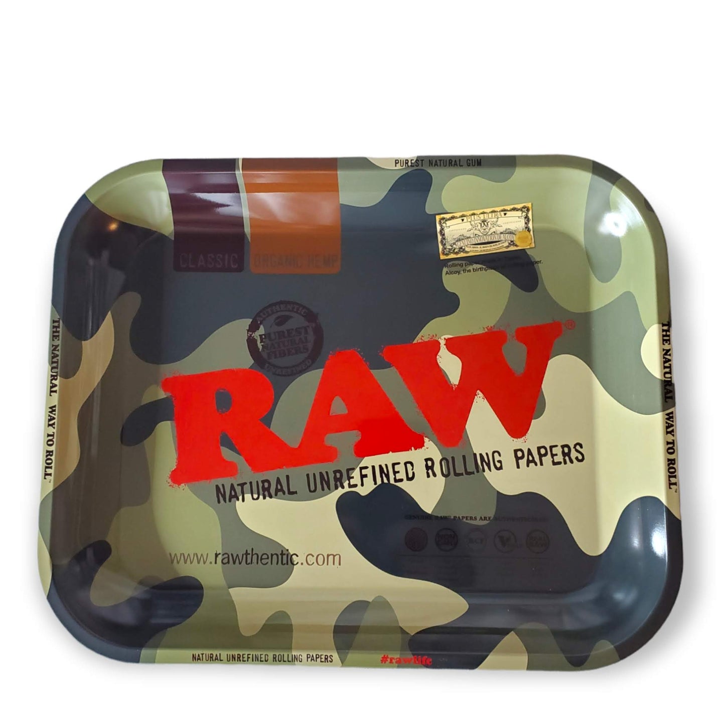 Raw Rolling Tray Metal Large